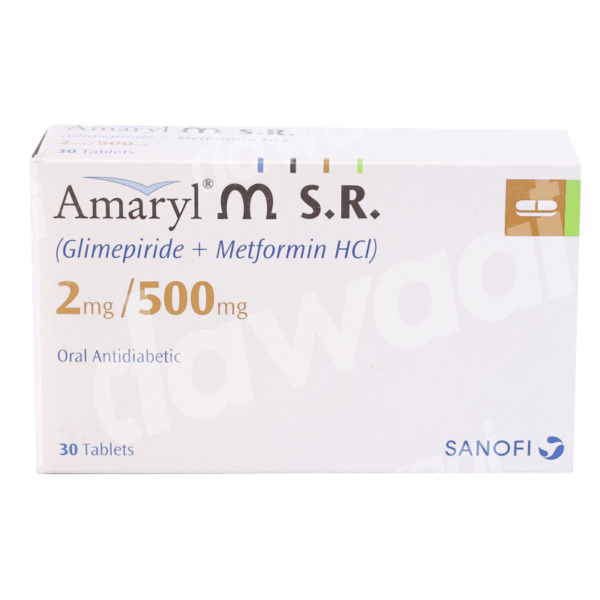 Amaryl M S.R. Tablets 2Mg/500Mg