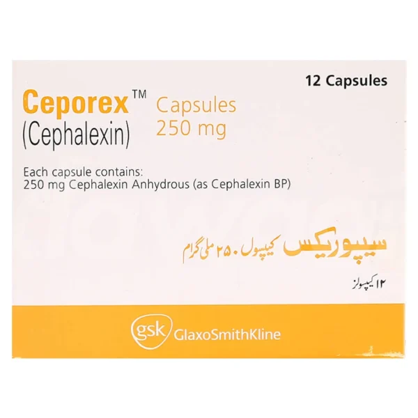 Ceporex Capsules 250Mg