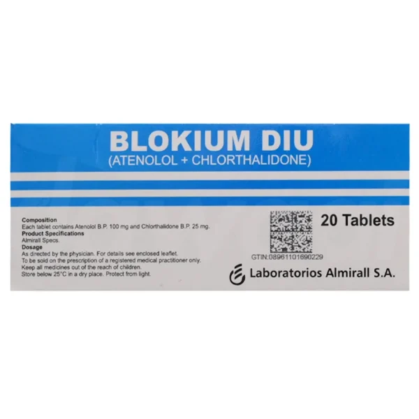 Blokium Diu Tablets 100Mg/25Mg