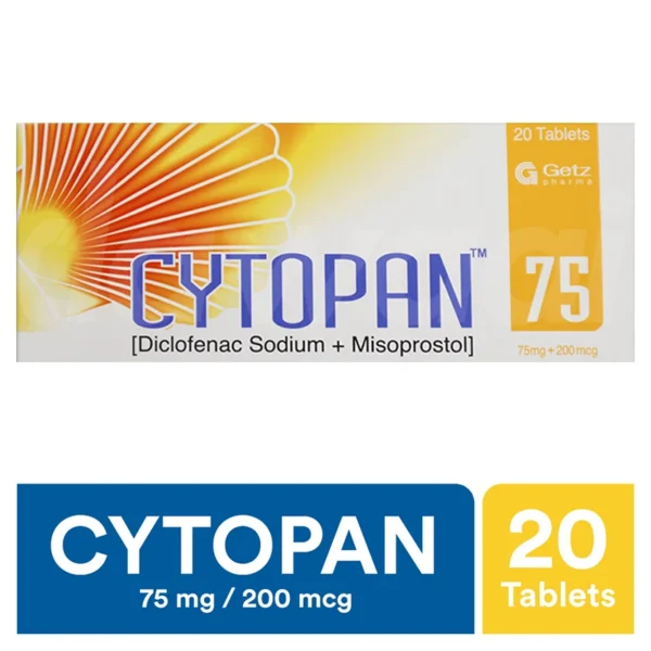 Cytopan Tablets 75Mg+200Mcg