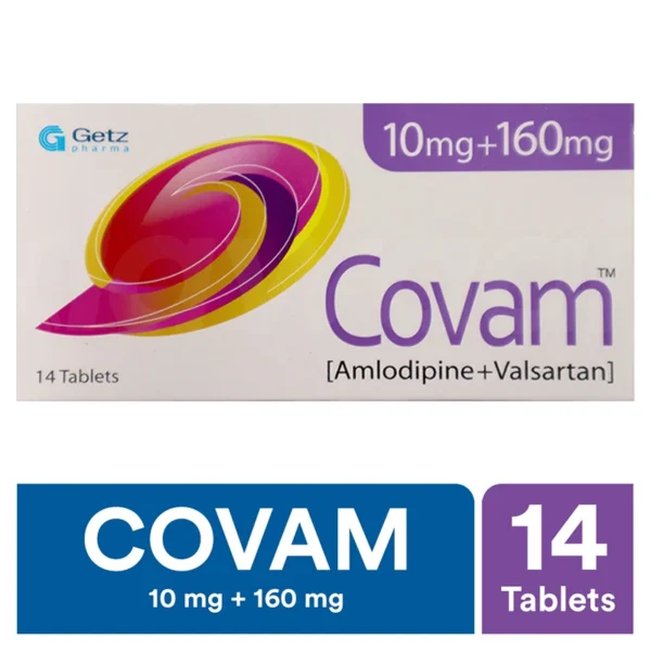 Covam Tablets 10Mg+160Mg