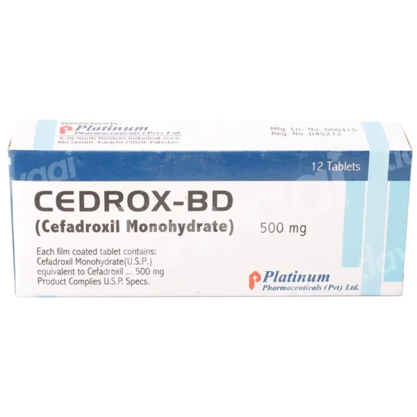 Cedrox-Bd Tablets 500Mg