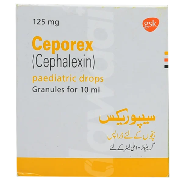 Ceporex 10Ml Oral Drops 125Mg