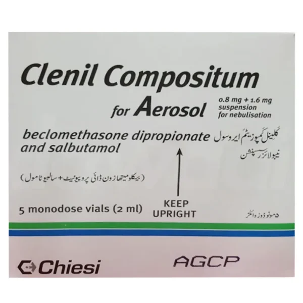 Clenil 2Ml Compositum For Aerosol 0.8Mg+1.6Mg