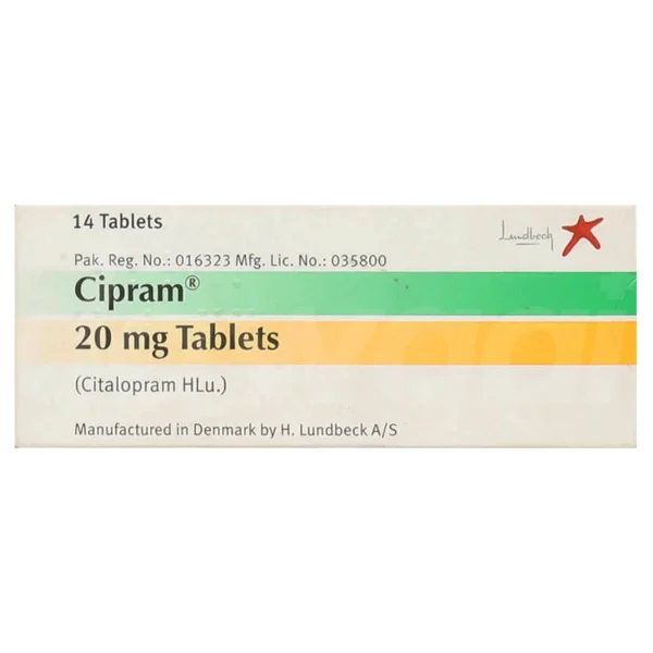 Cipram Tablets 20Mg