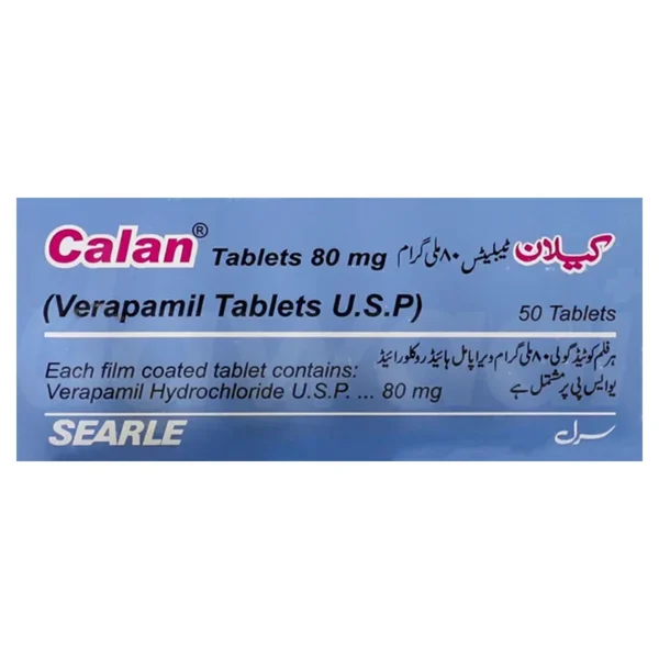 Calan Tablets 80Mg