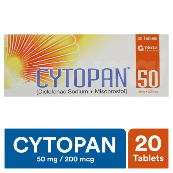 Cytopan Tablets 50Mg+200Mcg