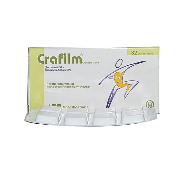 Crafilm Chewable Tablets 250Mg/100Mg