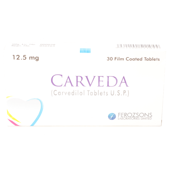 Carveda Tablets 12.5Mg