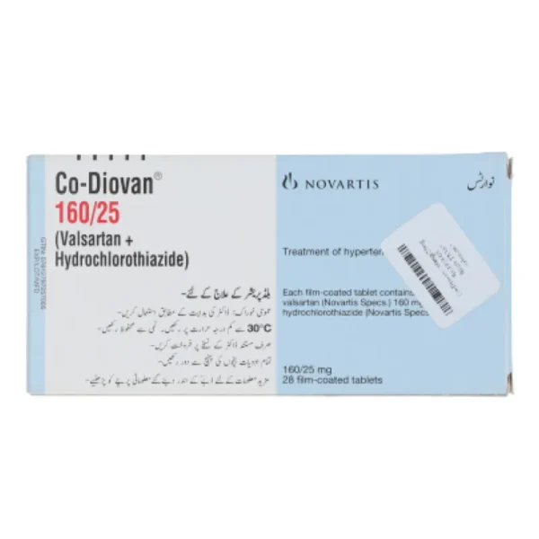 Co-Diovan Tablets 160Mg/25Mg