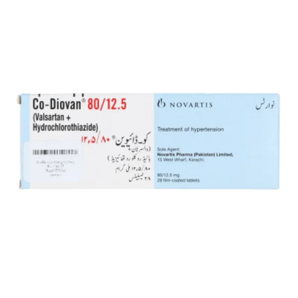 Co-Diovan Tablets 80Mg/12.5Mg