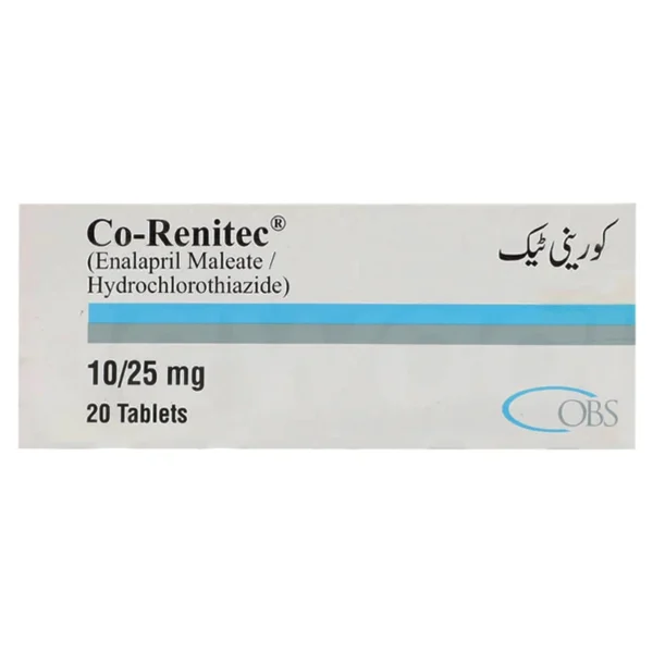 Co-Renitec Tablets 10Mg/25Mg