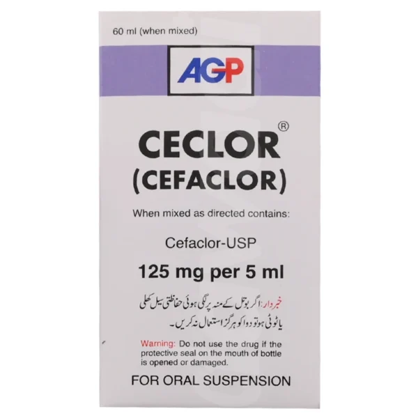 Ceclor 60Ml Suspension 125Mg/5Ml