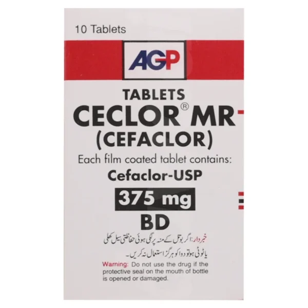 Ceclor Mr Tablets 375Mg