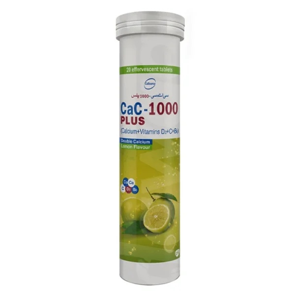 CaC-1000 Plus Lemon 20S Tablet Effervescent