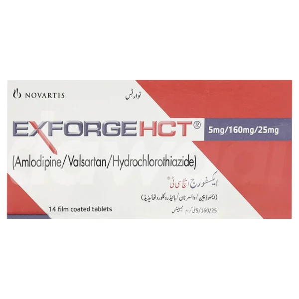 Exforge Hct Tablets 5/160/25Mg