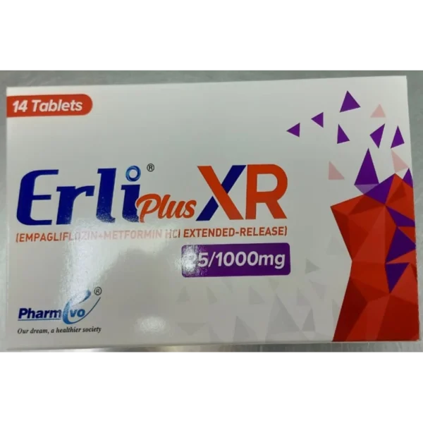 Erli Plus Xr Tablets 25/1000Mg