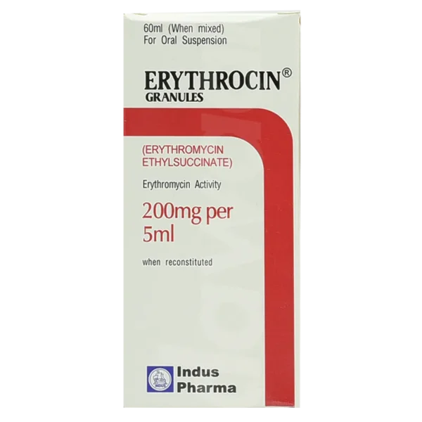 Erythrocin 60Ml Syrup 200Mg/5Ml