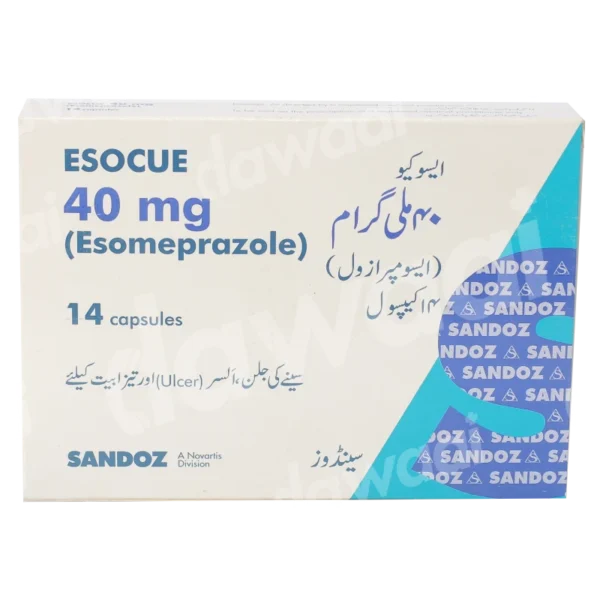 Esocue 40Mg 14 Capsules