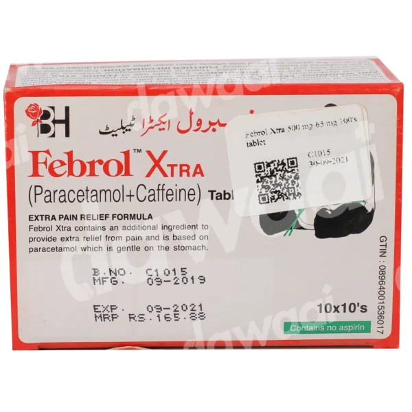 Febrol Xtra 500Mg/65Mg Tablet