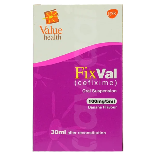 Fixval 30Ml Suspension 100Mg