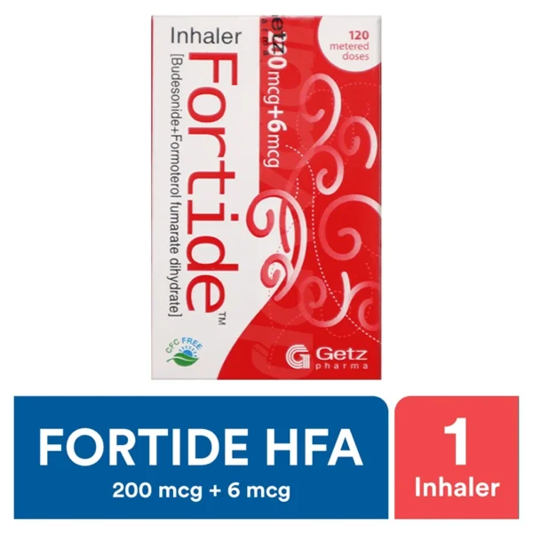 Fortide Hfa Inhaler 200Mcg+6Mcg