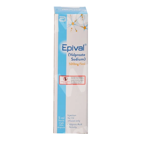 Epival Iv Injection 500Mg/5Ml