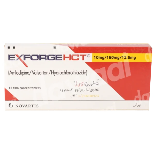 Exforge Hct Tablets 10/160/12.5Mg