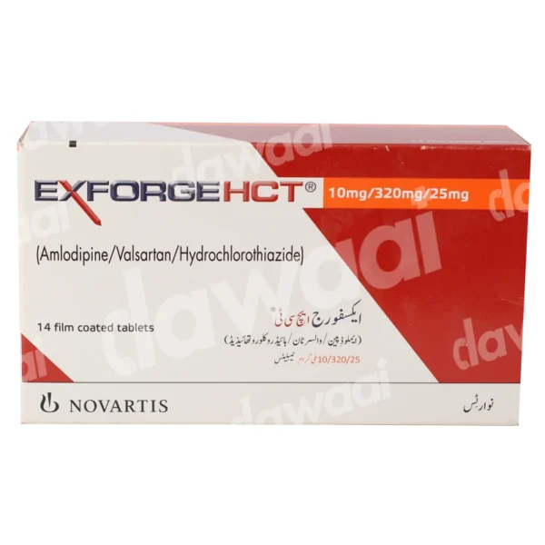 Exforge Hct Tablets 10Mg/320Mg/25Mg