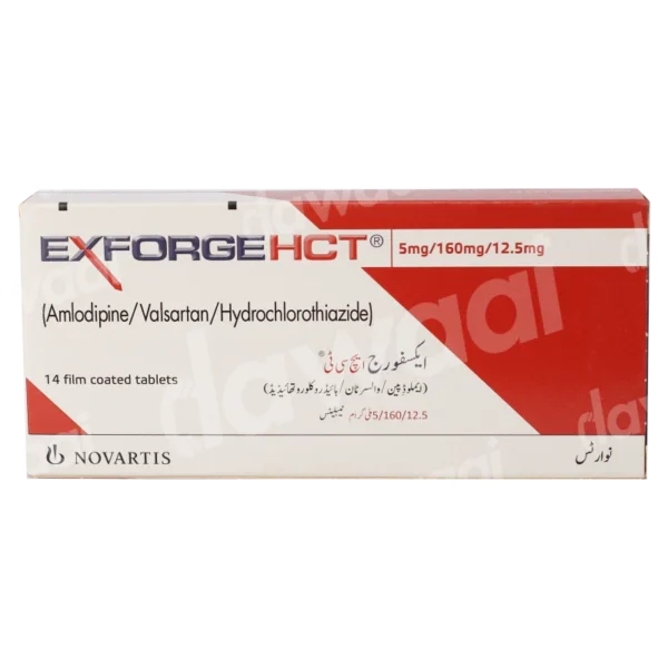 Exforge Hct Tablets 5/160/12.5Mg