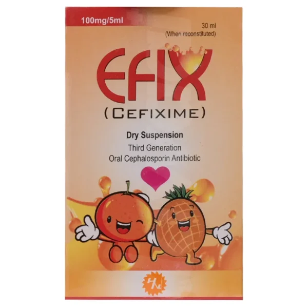 Efix 30Ml Dry Suspension 100Mg/5Ml