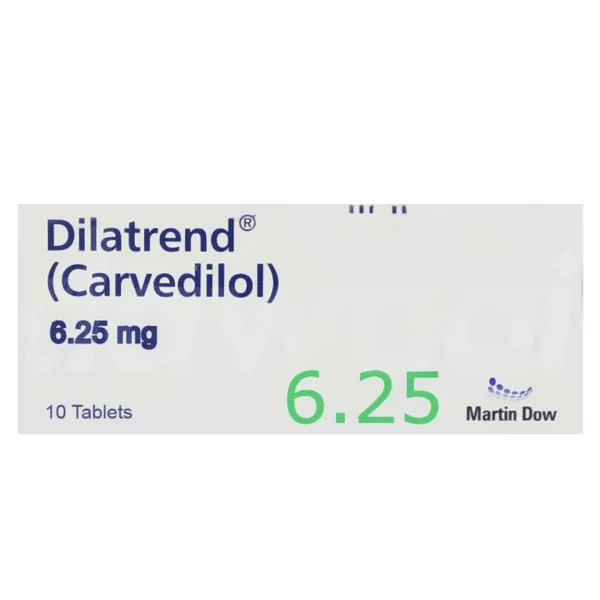 Dilatrend Tablets 6.25Mg