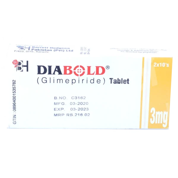 Diabold Tablets 3Mg