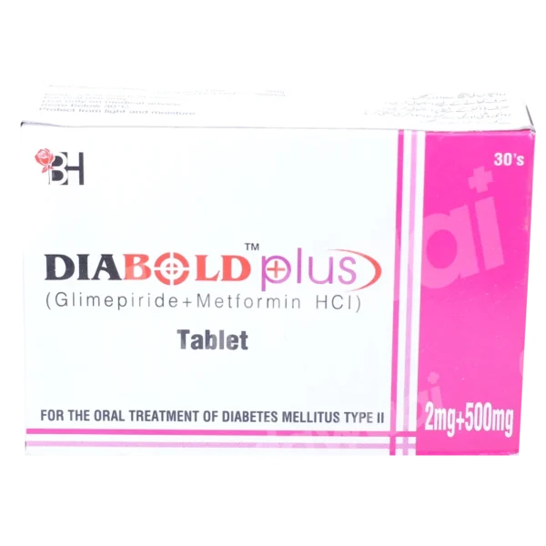 Diabold Plus Tablets 2Mg+500Mg