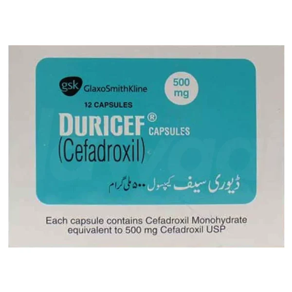 Duricef Capsules 500Mg