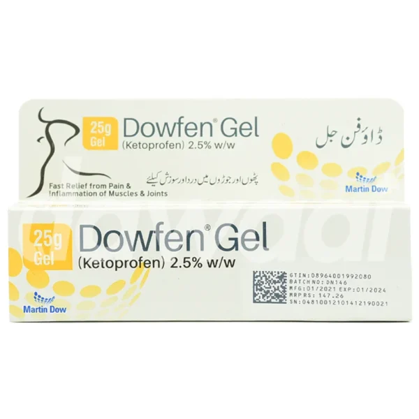 Dowfen Gel 2.5% 25G