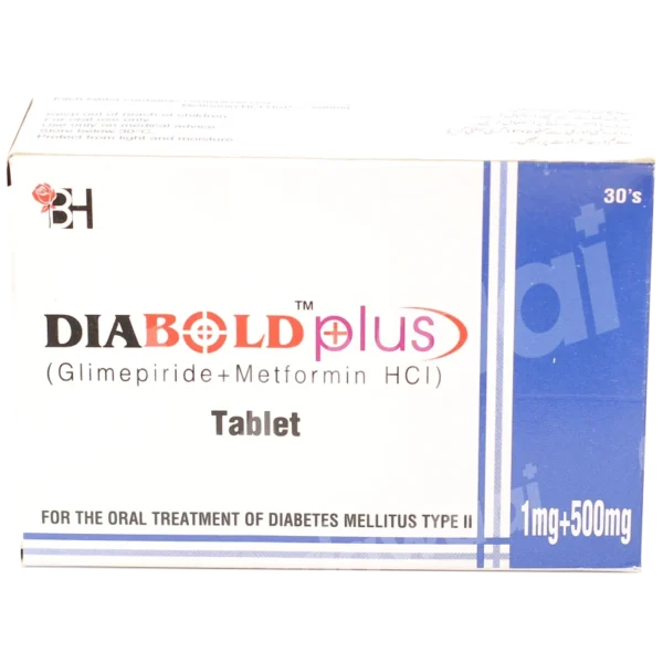 Diabold Plus Tablets 1Mg+500Mg