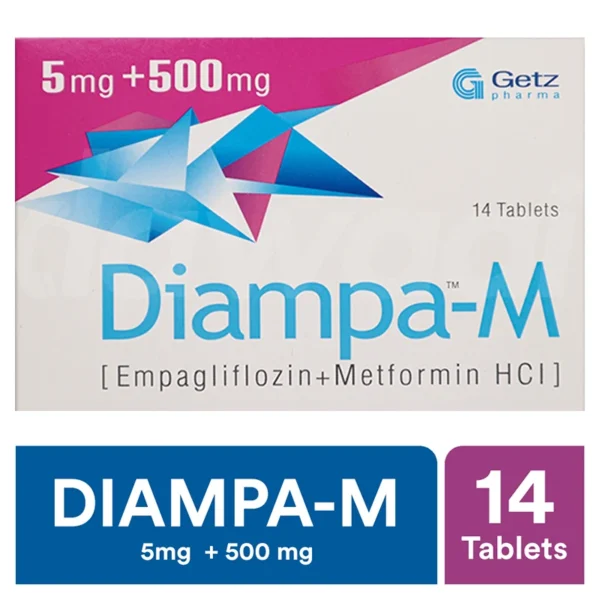 Diampa-M Tablets 5Mg/500Mg