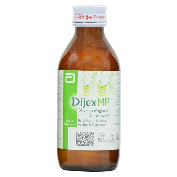 Dijex Mp Carminative Suspension 120Ml