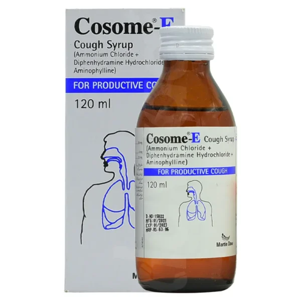 Cosome-E Cough Syrup 120Ml