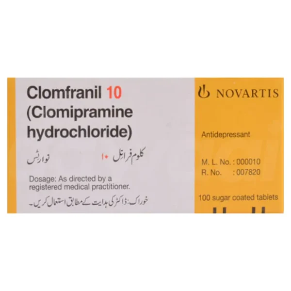 Clomfranil Tablets 10Mg