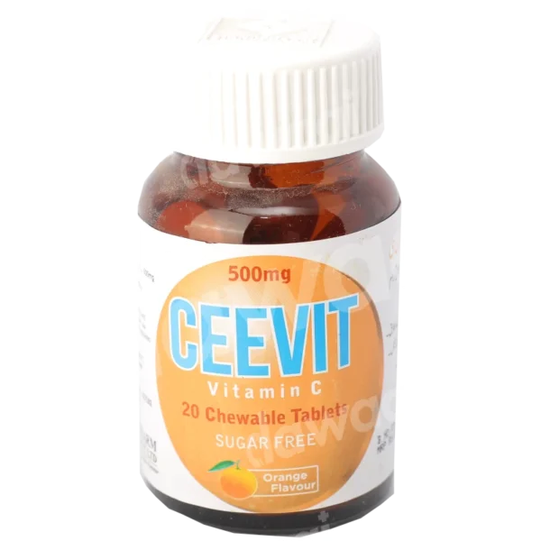 Ceevit Orange Flavour 500Mg Tablet