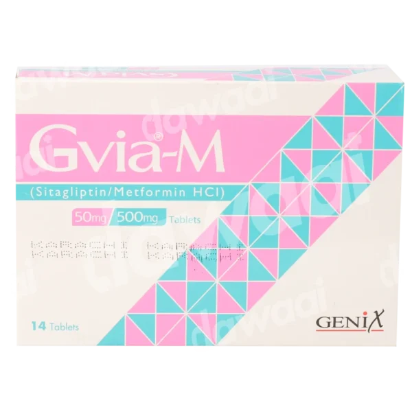 Gvia-M Tablets 50/500Mg