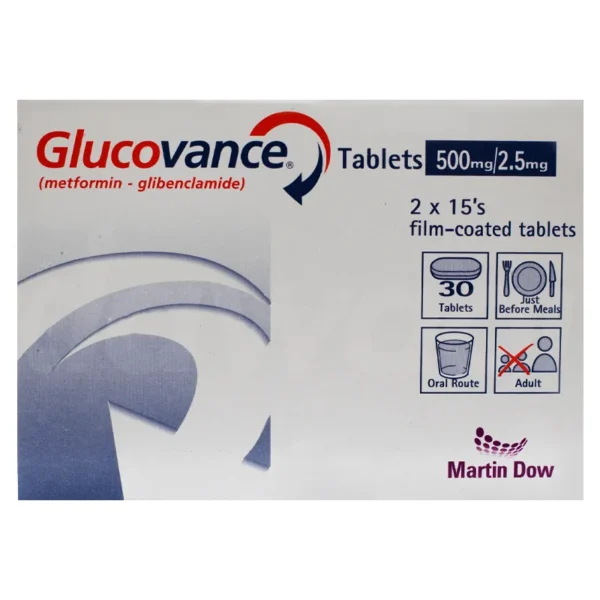 Glucovance Tablets 2.5/500Mg