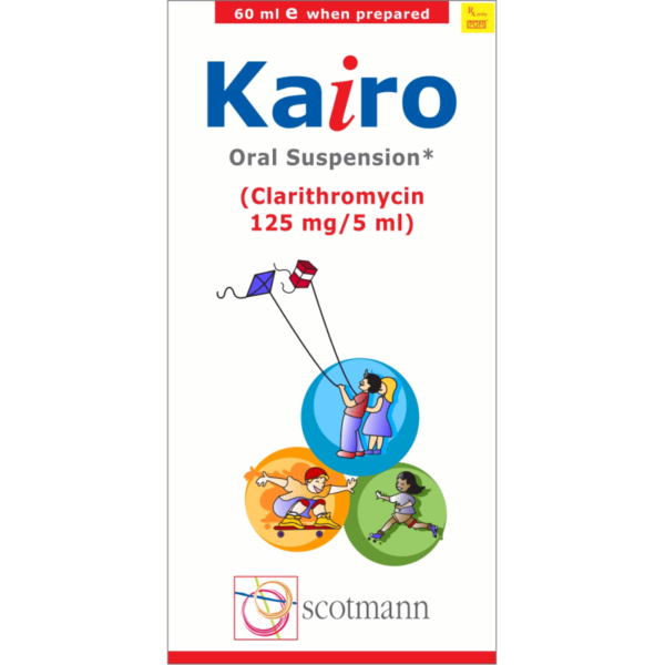 Kairo 125Mg/5Ml Suspension 60Ml