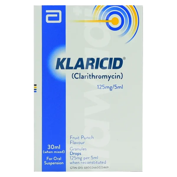 Klaricid 30Ml Suspension 125Mg/5Ml