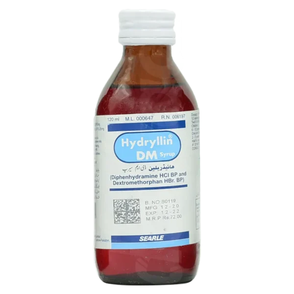 Hydryllin Dm Syrup 120Ml