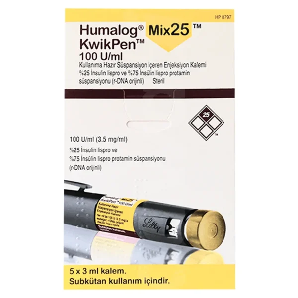 Humalog Mix 25 Kwikpen Injection 100U/Ml