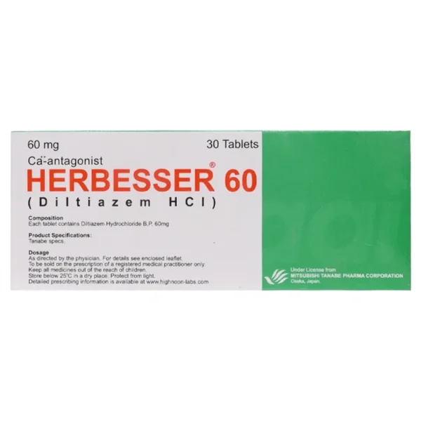 Herbesser Tablets 60Mg