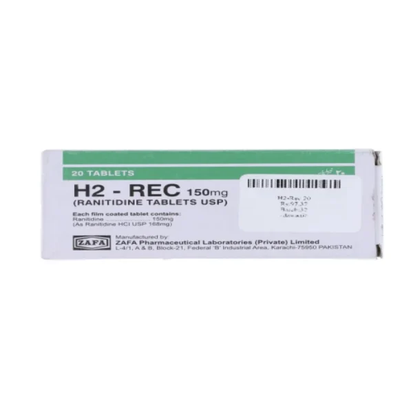 H2-Rec 150Mg Tablet